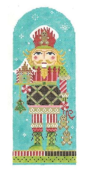 click here to view larger image of Gingerbread Nutcracker (hand painted canvases)