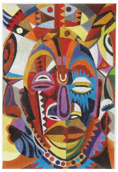 click here to view larger image of Ethnic Gallery - Mask (hand painted canvases)