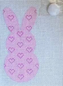 click here to view larger image of Bunny Tails - Pink (hand painted canvases)