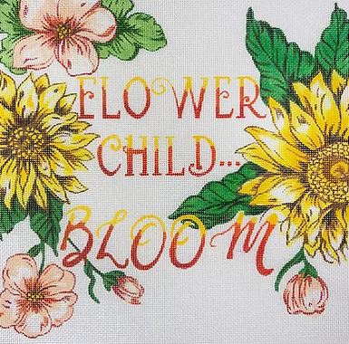 click here to view larger image of Flower Child Bloom (hand painted canvases)