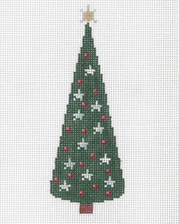 click here to view larger image of Bright Christmas Tree B (hand painted canvases)