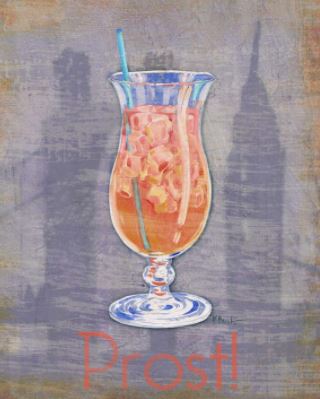 click here to view larger image of Calypso Cocktails - Singapore (hand painted canvases)