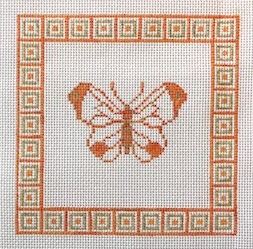 click here to view larger image of Butterfly - Peach (hand painted canvases)