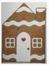click here to view larger image of Mini Gingerbread House (hand painted canvases)