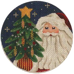 click here to view larger image of Old Father Christmas (hand painted canvases)