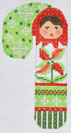 click here to view larger image of Russian Doll Candy Cane (hand painted canvases)