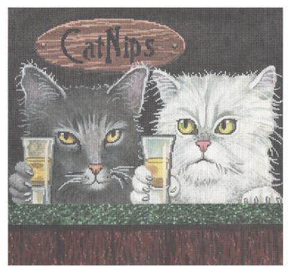 click here to view larger image of Cat Nips (hand painted canvases)