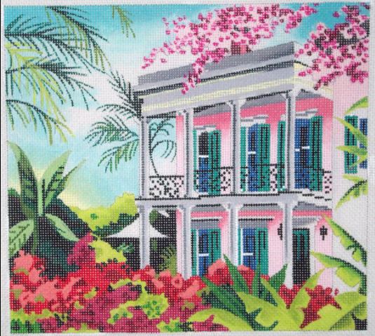 click here to view larger image of New Orleans Home (hand painted canvases)