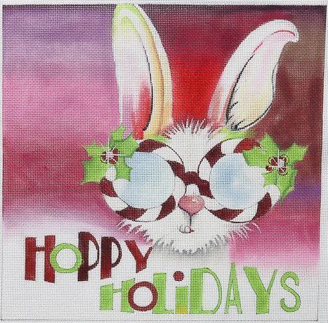 click here to view larger image of Hoppy Holidays (hand painted canvases)