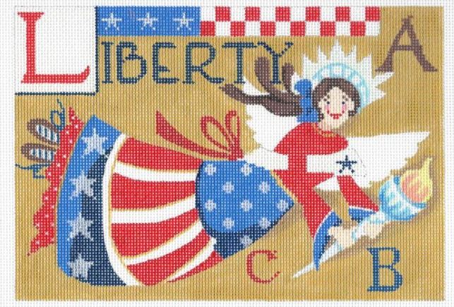 click here to view larger image of Liberty Sampler (hand painted canvases)