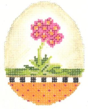 click here to view larger image of L'Orange Primrose Egg (hand painted canvases)
