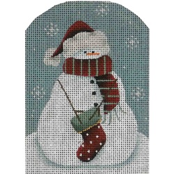 click here to view larger image of Christmas Snowman (hand painted canvases)