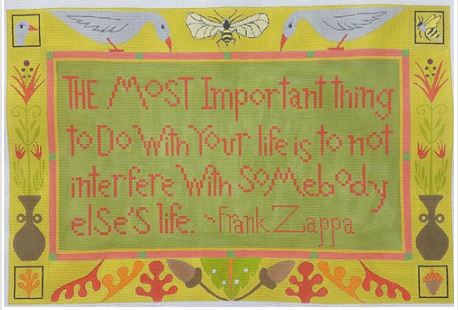click here to view larger image of Most Important Thing, The - Yellow (hand painted canvases)