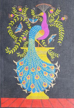 click here to view larger image of Royal Bird (hand painted canvases)
