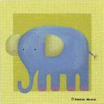 click here to view larger image of Blue Elephant (hand painted canvases)