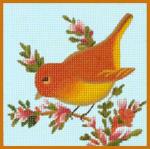click here to view larger image of Red/Yellow Bird (hand painted canvases)