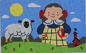 click here to view larger image of Mary Had a Little Lamb (hand painted canvases)