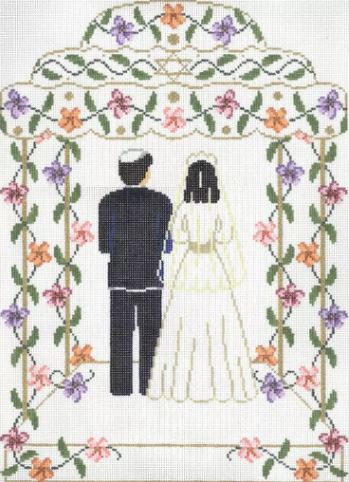 click here to view larger image of Chupa Couple Floral (hand painted canvases)