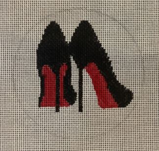 click here to view larger image of Louboutins (hand painted canvases)