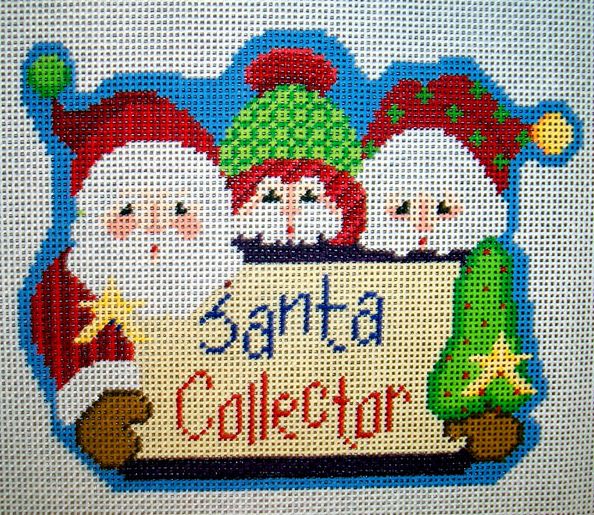 click here to view larger image of Santa Collector (hand painted canvases)