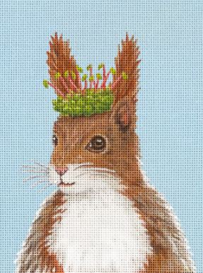click here to view larger image of Alex Red Squirrel (hand painted canvases)