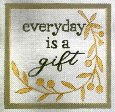 click here to view larger image of Everyday is a Gift (hand painted canvases)