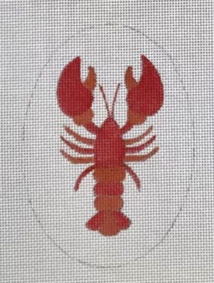 click here to view larger image of Lobster Ornament (hand painted canvases)