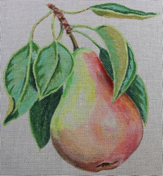 click here to view larger image of Large Pear (hand painted canvases)