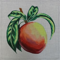 click here to view larger image of Large Peach (hand painted canvases)