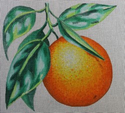 click here to view larger image of Large Orange (hand painted canvases)