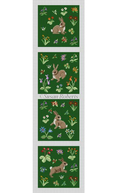 click here to view larger image of Cluny Rabbits (hand painted canvases)