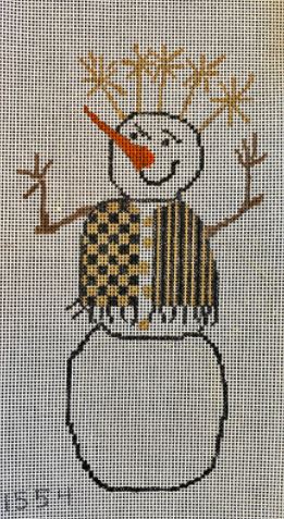 click here to view larger image of Snowman - 1554 (hand painted canvases)