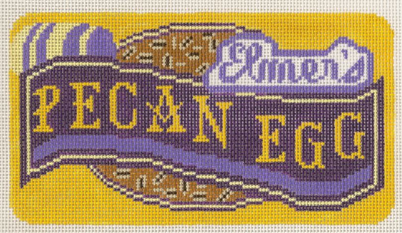 click here to view larger image of Elmers Pecan Egg - Large (hand painted canvases)