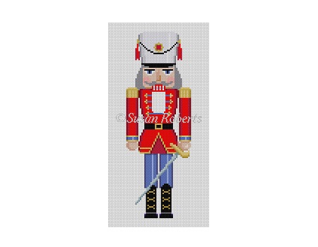 click here to view larger image of Nutcracker Red/Blue Guard (hand painted canvases)