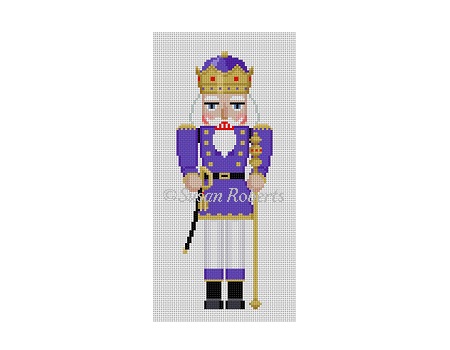 click here to view larger image of Nutcracker Purple King (hand painted canvases)