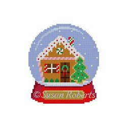 click here to view larger image of Snow Globe Gingerbread (hand painted canvases)