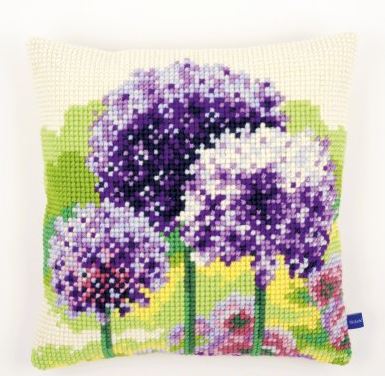 click here to view larger image of Allium Cushion (needlepoint kits)