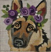 click here to view larger image of German Shepard (hand painted canvases)