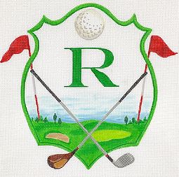 click here to view larger image of Golf Course (hand painted canvases 2)