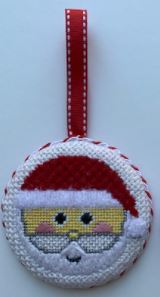 click here to view larger image of Emoji - Santa Claus  (hand painted canvases)