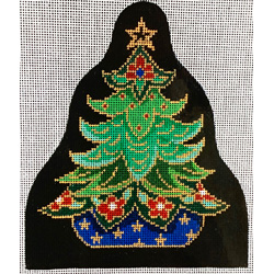 click here to view larger image of Cloisonne Christmas Tree (hand painted canvases)