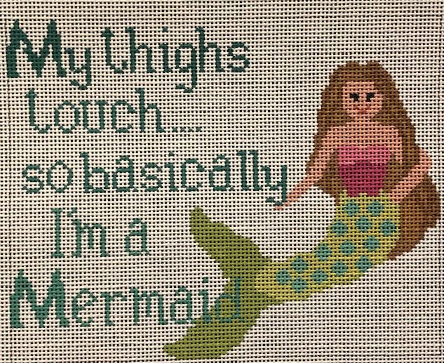click here to view larger image of Mermaid Sign (hand painted canvases)