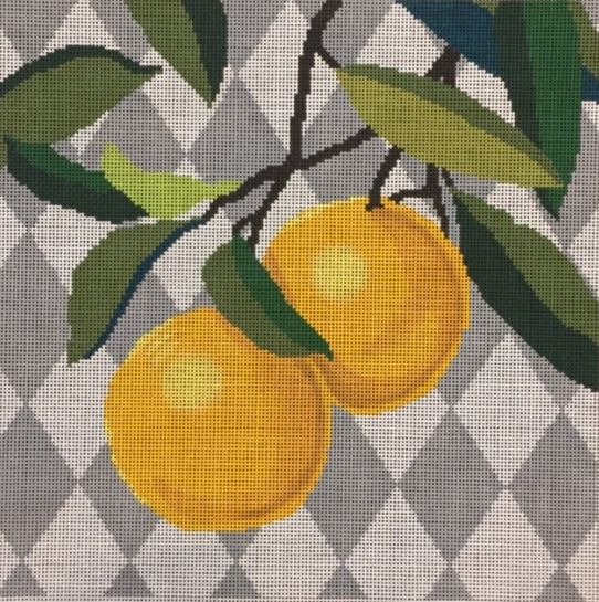 click here to view larger image of Oranges (hand painted canvases)