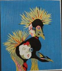 click here to view larger image of Cranes (hand painted canvases)
