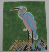 click here to view larger image of Nesting Heron (hand painted canvases)