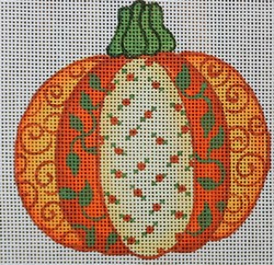 click here to view larger image of Mini Orange Pumpkin (hand painted canvases)