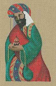 click here to view larger image of King 1 Nativity Doll (hand painted canvases)