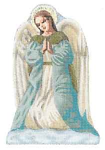 click here to view larger image of Blue Angel Nativity Doll (hand painted canvases)