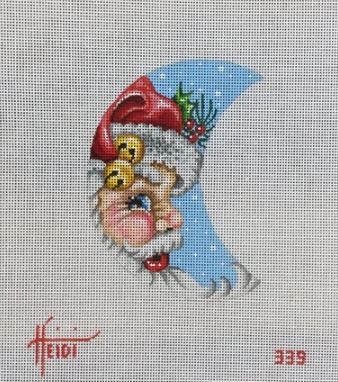 click here to view larger image of Santa Moon (hand painted canvases)