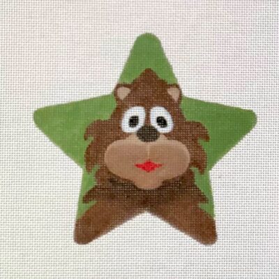 click here to view larger image of Bear Star (hand painted canvases)